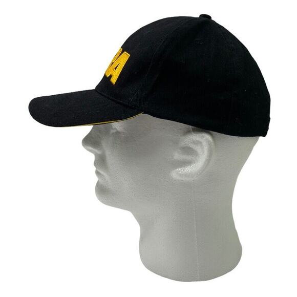 National Rifle Association NRA Ball Cap Black Gold Embroidered Adjustable - Picture 5 of 7